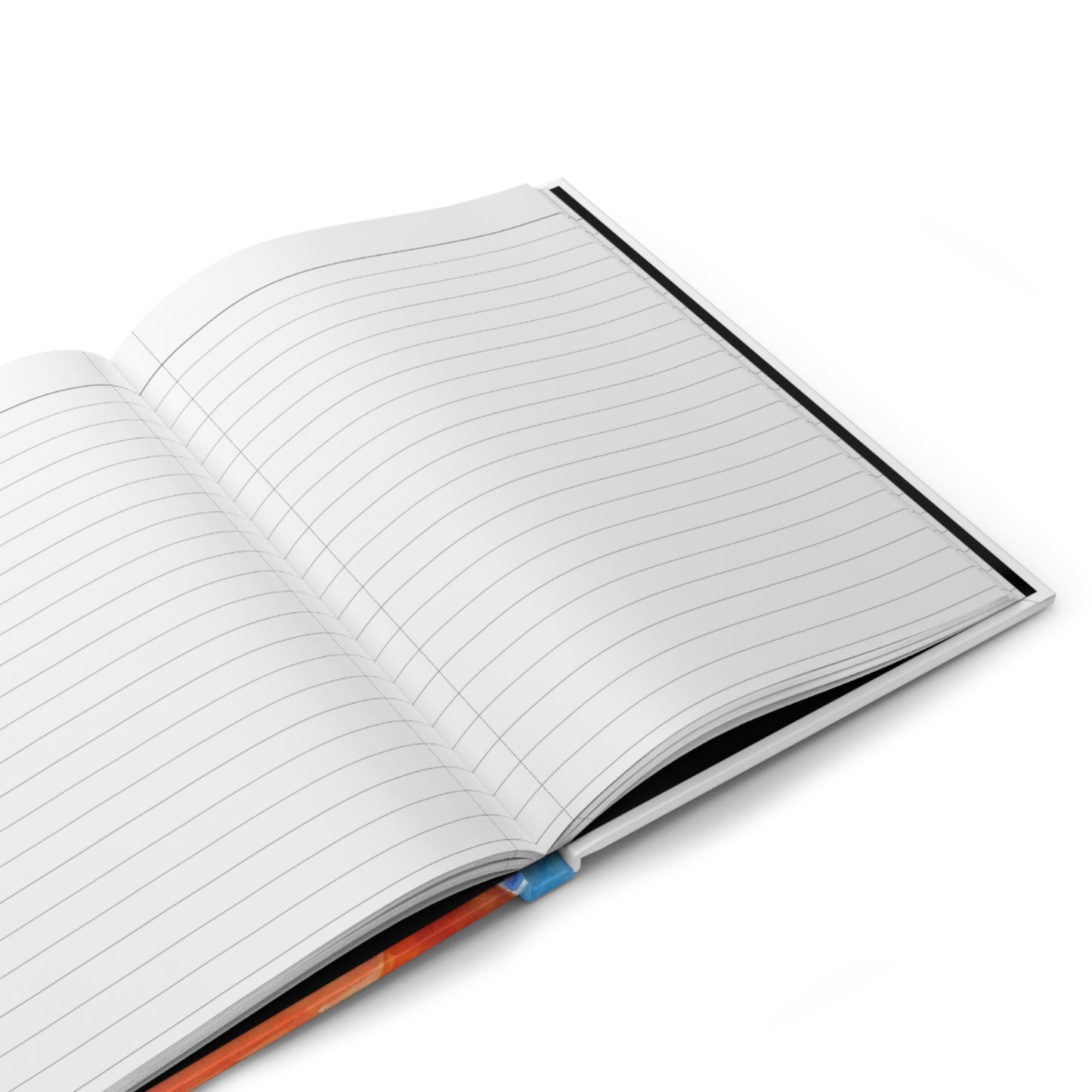 Scenic Hardcover Journal with Floral Design | Travel Journal, Sketchbook, Gift for Writers, Artistic Diary, Beach Vibes