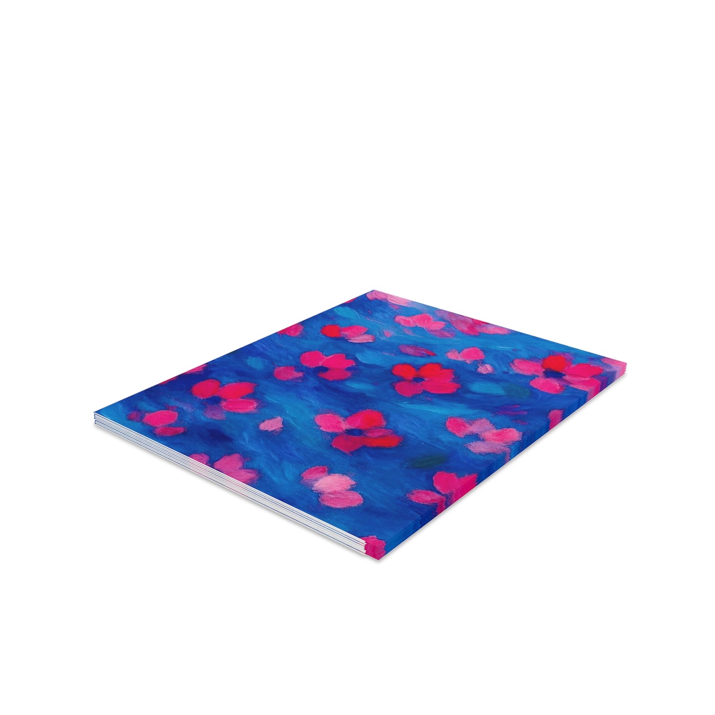 Colorful Floral Greeting Cards, Birthday Wishes, Thank You Cards, Handmade Stationery, Blank Note Cards, Set of 8, 16, 24 pcs