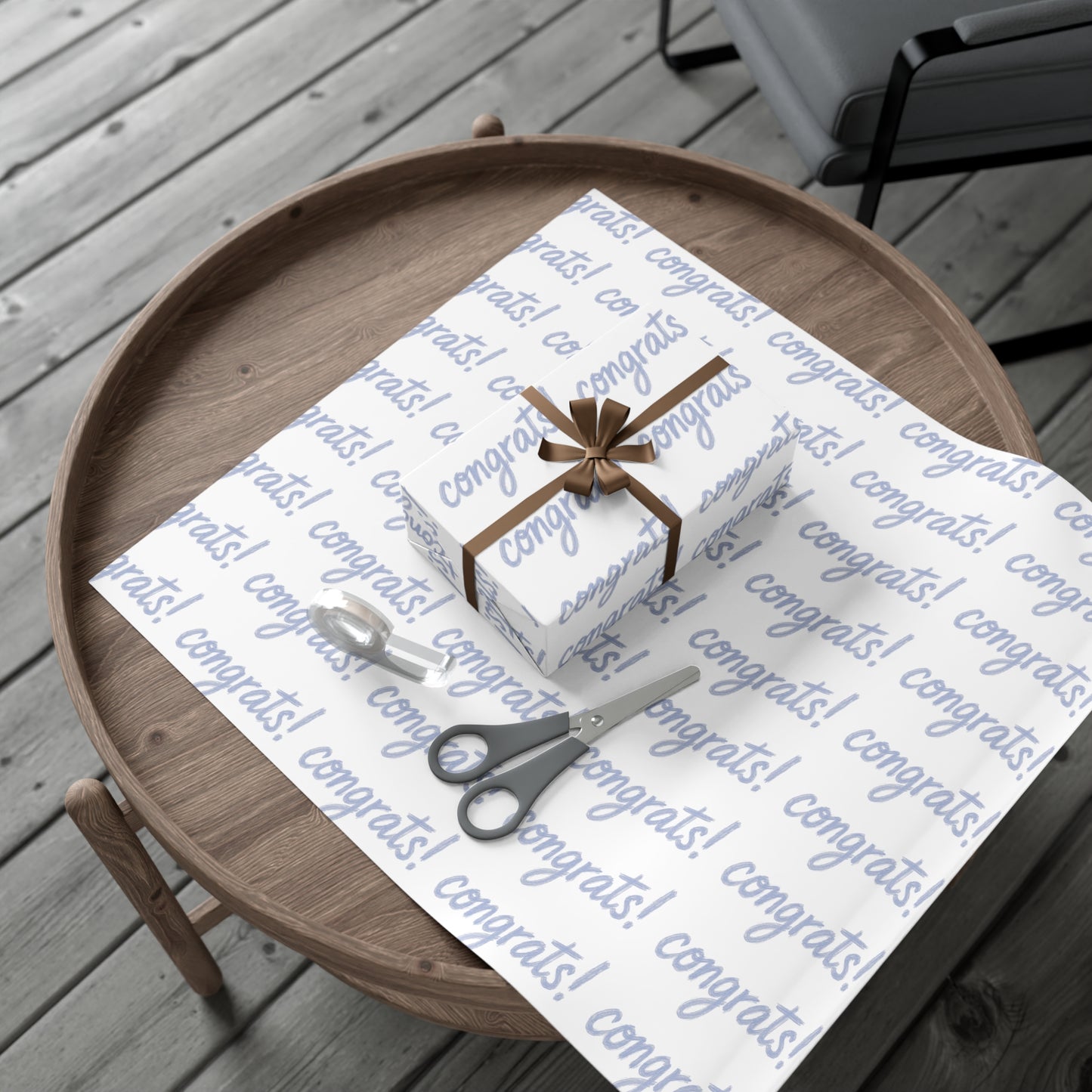 Congrats Gift Wrap Paper - Celebration Wrapping Sheets for Birthdays, Weddings, Graduation, Baby Showers, and More!