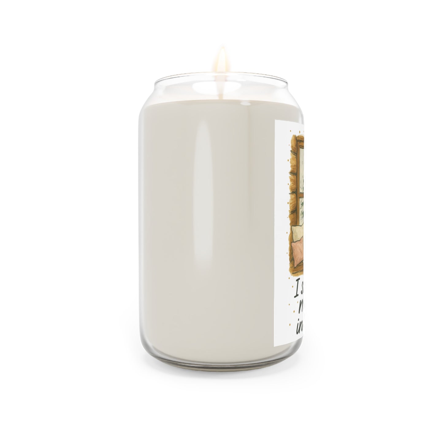 Cozy Scented Soy Candle, Holiday Gift, Home Decor, Relaxation, I Smell a Miracle in the Air, Winter Fragrance, Self-Care