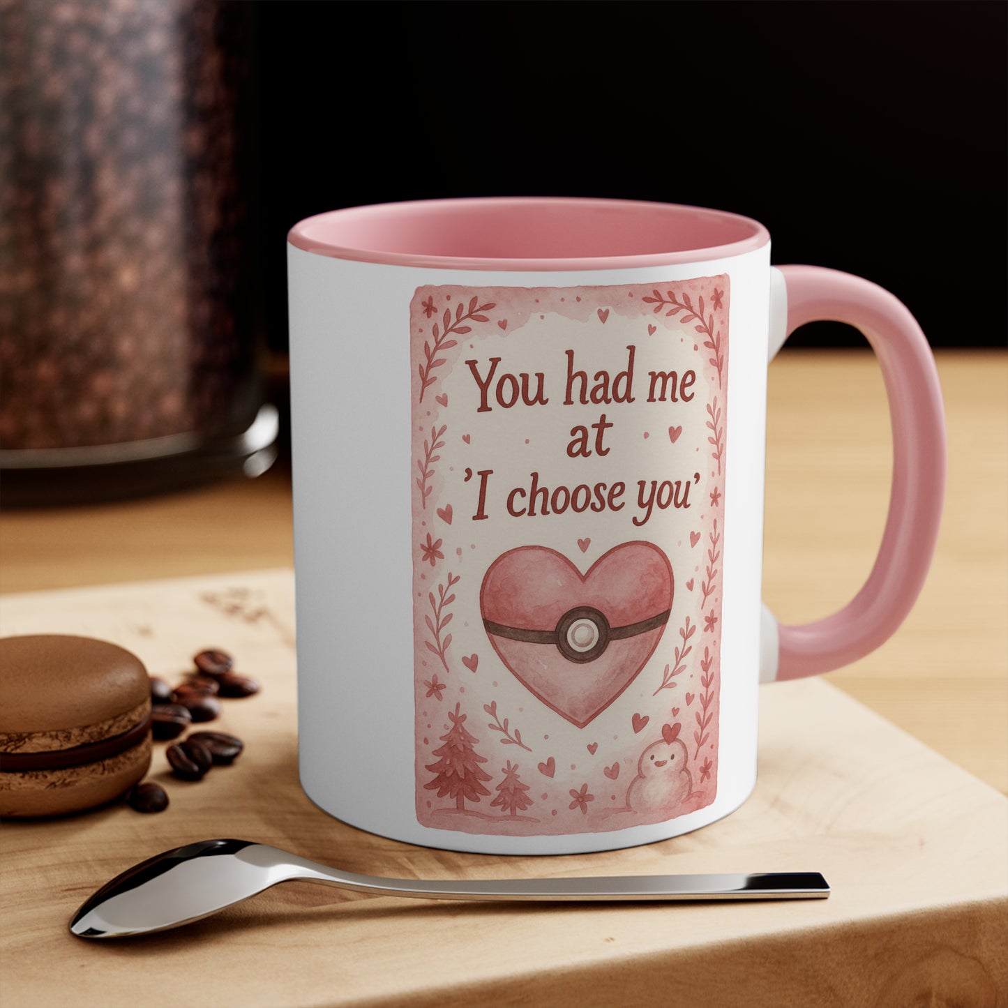 Cute Love Themed Coffee Mug, Perfect Gift for Valentine's Day, Engagement, or Love Celebrations