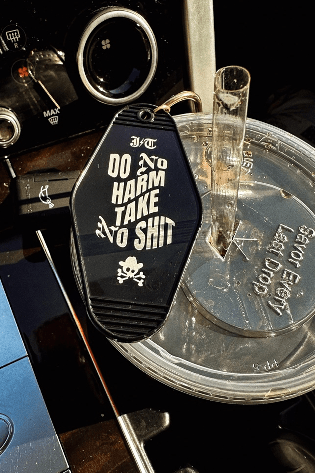 'Do No Harm Take No Shit' Key Chain
