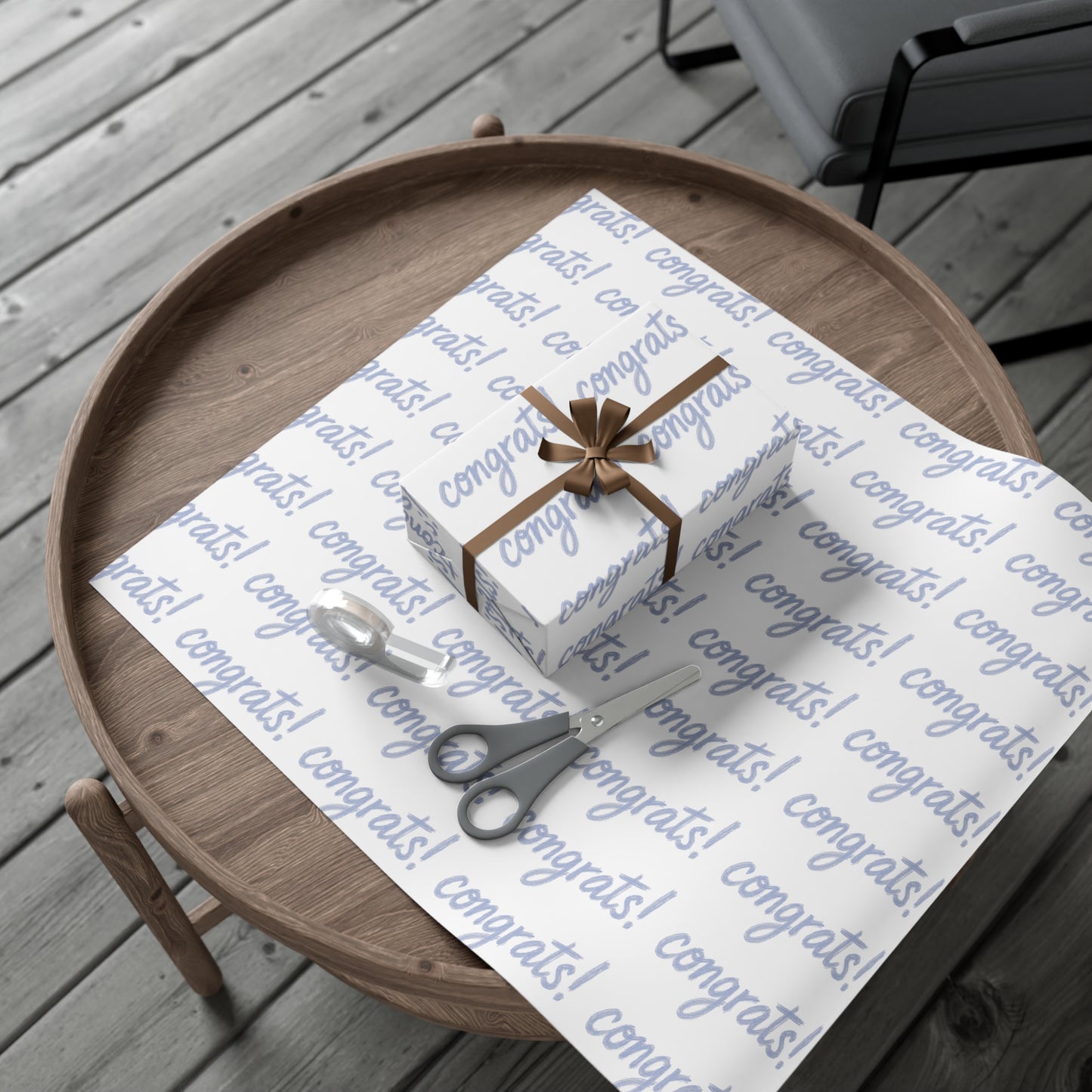 Congrats Gift Wrap Paper - Celebration Wrapping Sheets for Birthdays, Weddings, Graduation, Baby Showers, and More!