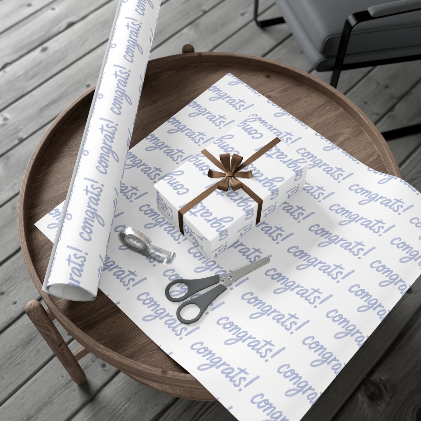 Congrats Gift Wrap Paper - Celebration Wrapping Sheets for Birthdays, Weddings, Graduation, Baby Showers, and More!