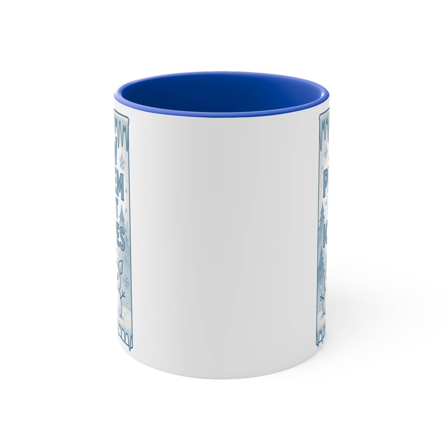 Winter-Themed Accent Mug, Cozy Gift for Snow Lovers, Funny Holiday Mug, Cute Snowman Design, Perfect for Hot Beverages