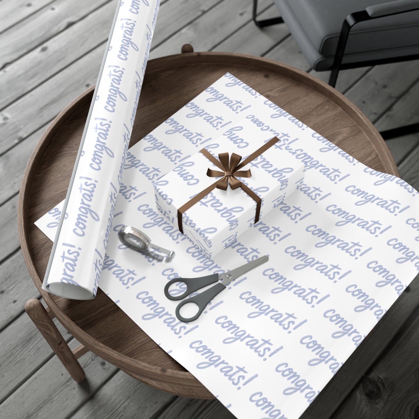 Congrats Gift Wrap Paper - Celebration Wrapping Sheets for Birthdays, Weddings, Graduation, Baby Showers, and More!