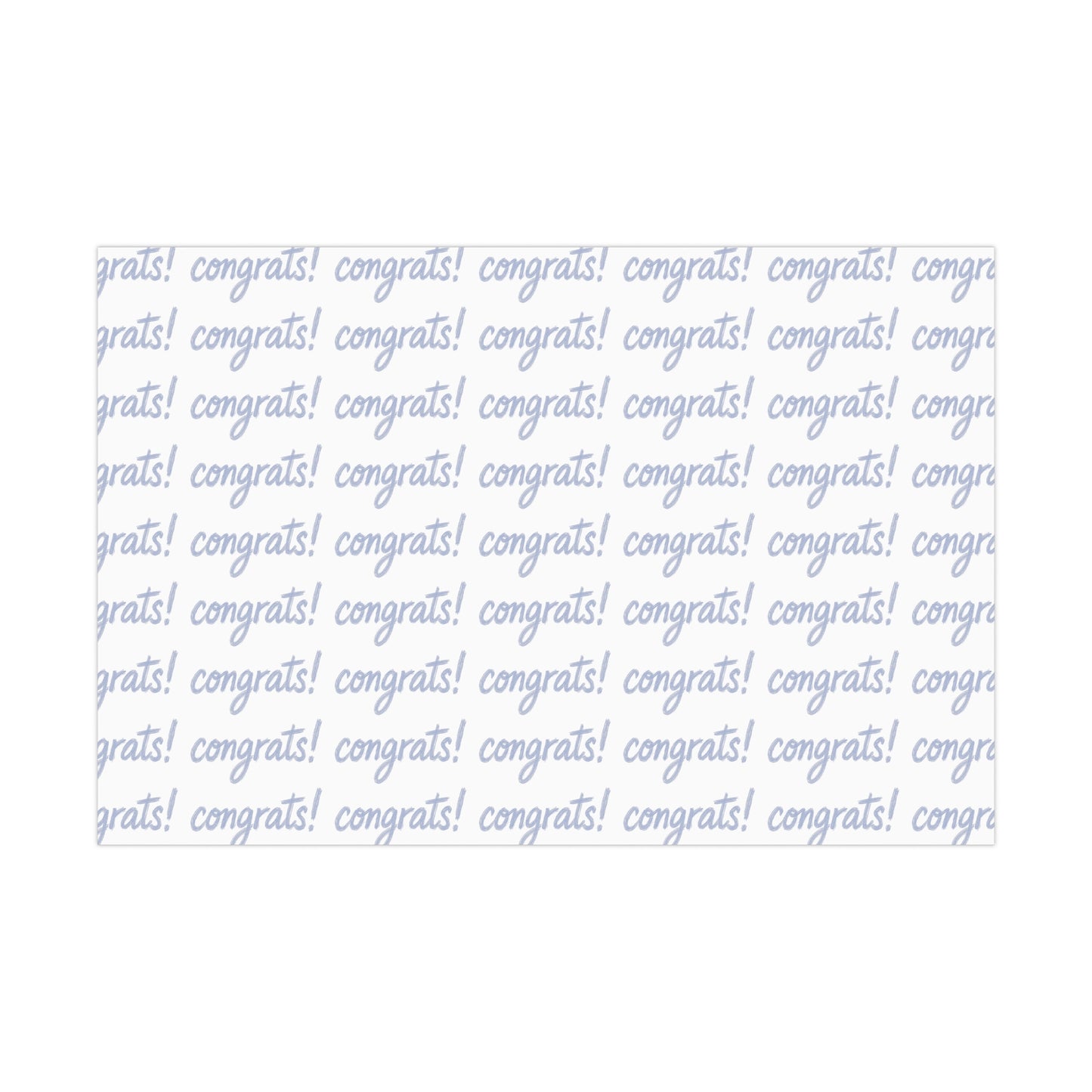 Congrats Gift Wrap Paper - Celebration Wrapping Sheets for Birthdays, Weddings, Graduation, Baby Showers, and More!