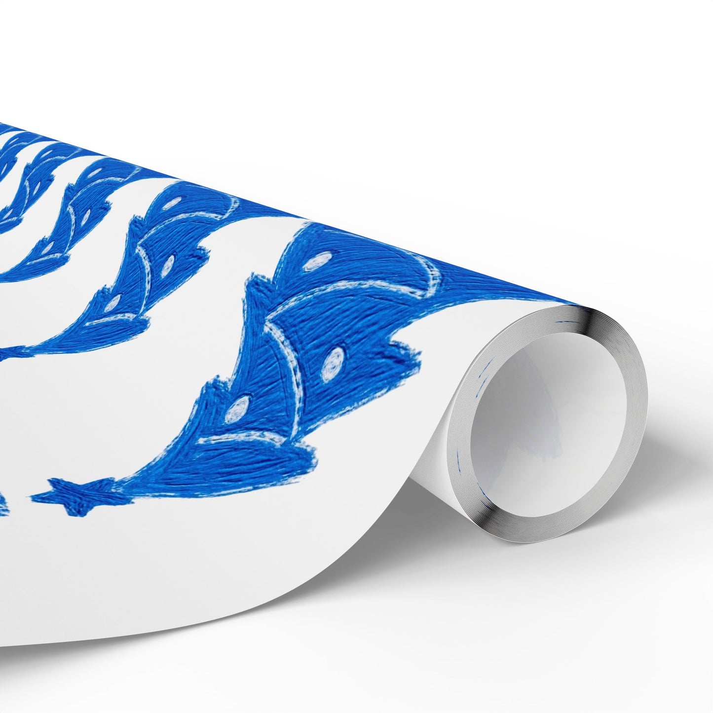 Charming Blue Wrapping Paper for Any Occasion, Gift Wrap, Holiday Decor, Party Supplies, Eco-Friendly Gift Wrap