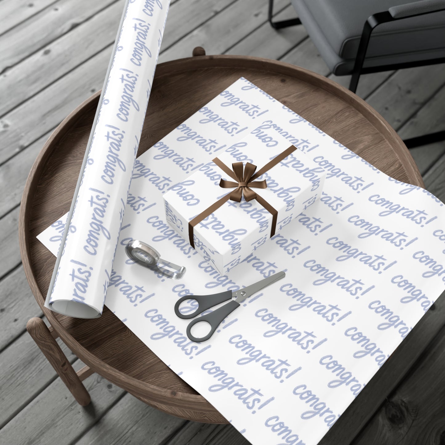 Congrats Gift Wrap Paper - Celebration Wrapping Sheets for Birthdays, Weddings, Graduation, Baby Showers, and More!