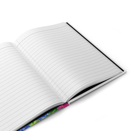 Colorful Landscape Hardcover Journal, Aesthetic Note Book, Floral Journal, Travel Log, Inspirational Gift, Writing Journal