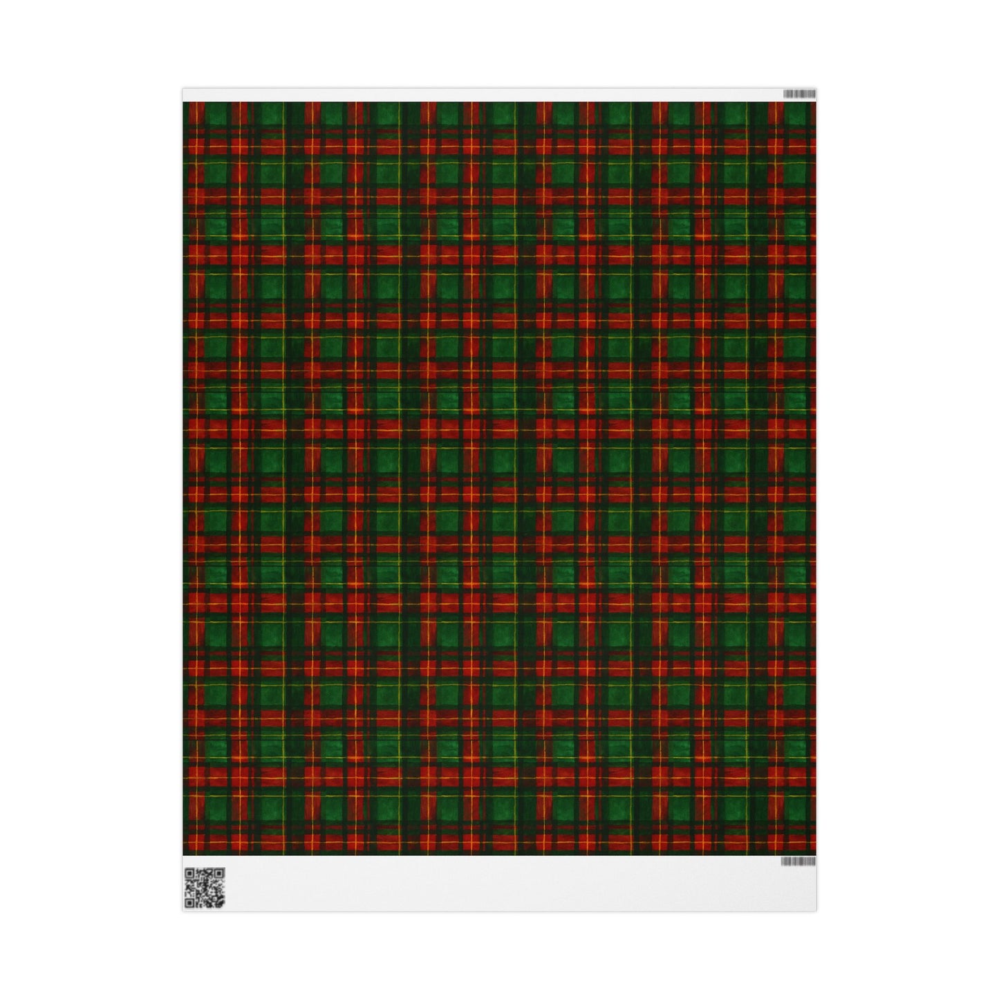 Festive Plaid Wrapping Paper - Holiday Gift Wrap for Christmas, Birthdays, Anniversaries, Eco-Friendly, Wrapping Supplies, Seasonal Decor