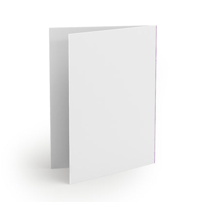 Elegant Purple Bow Greeting Cards | Set of 8, 16 or 24 | Perfect for Birthdays, Anniversaries, Thank You Notes, and More!