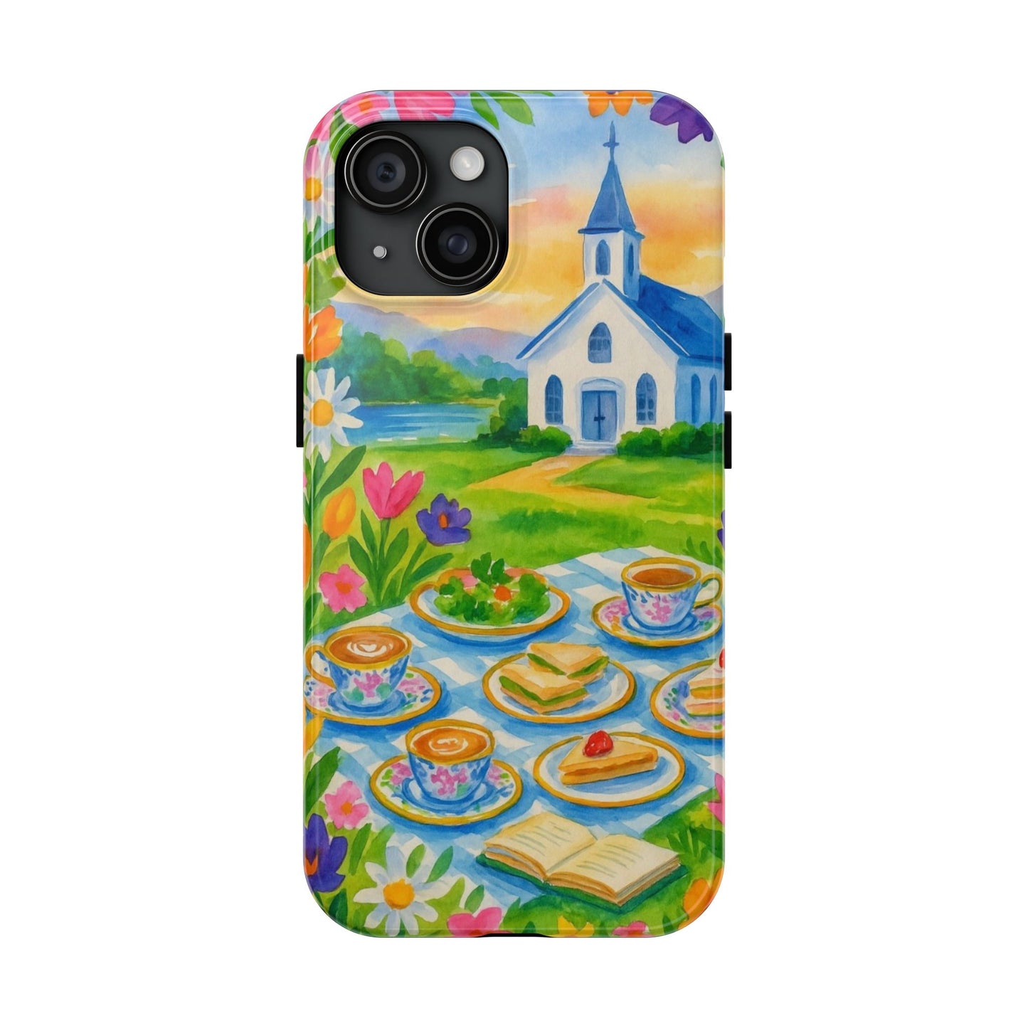 Tough Phone Cases - Church Girl Sketch