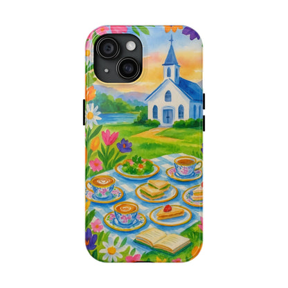 Tough Phone Cases - Church Girl Sketch