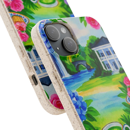 Eco-Friendly iPhone Case with Floral Tea Party Design, Biodegradable Phone Cover, Sustainable Gift, Nature Lover Phone Shell, [...]