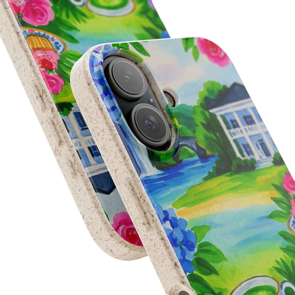 Eco-Friendly iPhone Case with Floral Tea Party Design, Biodegradable Phone Cover, Sustainable Gift, Nature Lover Phone Shell, [...]