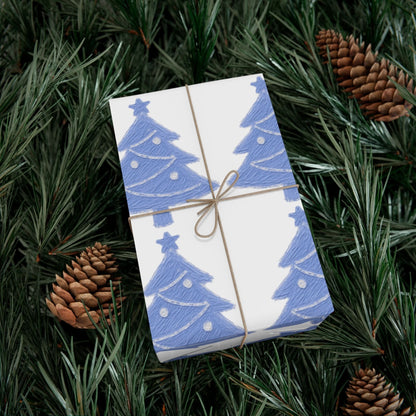 Christmas Tree Gift Wrap, Festive Wrapping Paper for Holidays, Eco-Friendly Gift Wrap, Holiday Decorations, Winter Crafts