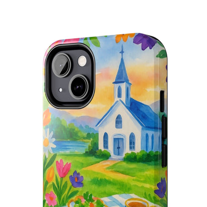 Tough Phone Cases - Church Girl Sketch