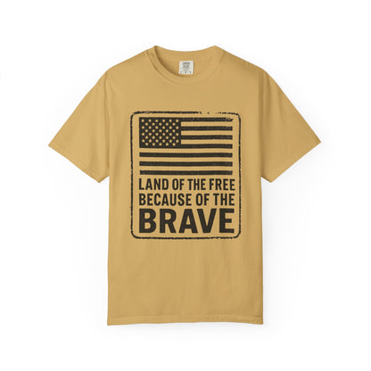 Patriotic Graphic Tee, Land of the Free Because of the Brave Shirt, Unisex T-Shirt, Casual Wear, Independence Day Gift, Military [...]