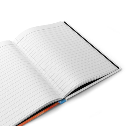 Scenic Hardcover Journal with Floral Design | Travel Journal, Sketchbook, Gift for Writers, Artistic Diary, Beach Vibes