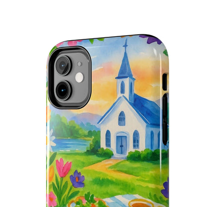 Tough Phone Cases - Church Girl Sketch