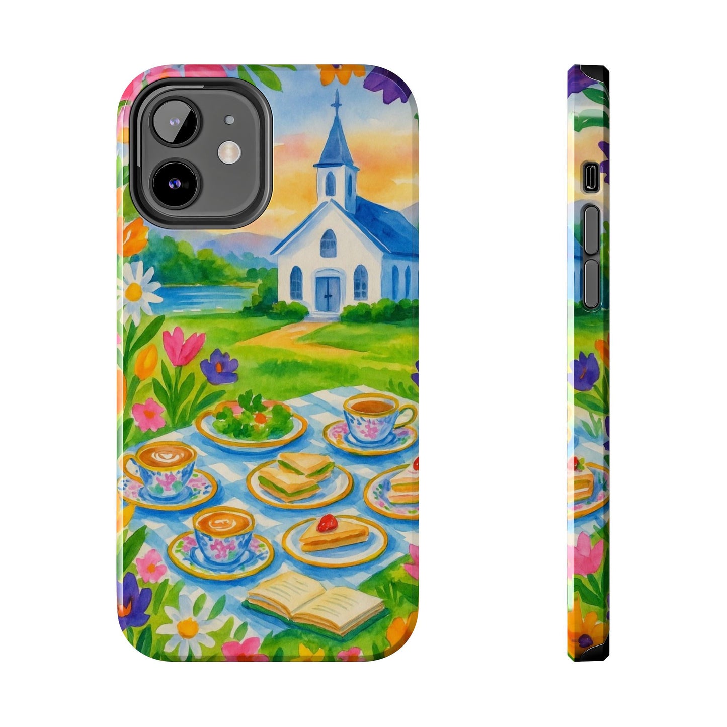 Tough Phone Cases - Church Girl Sketch