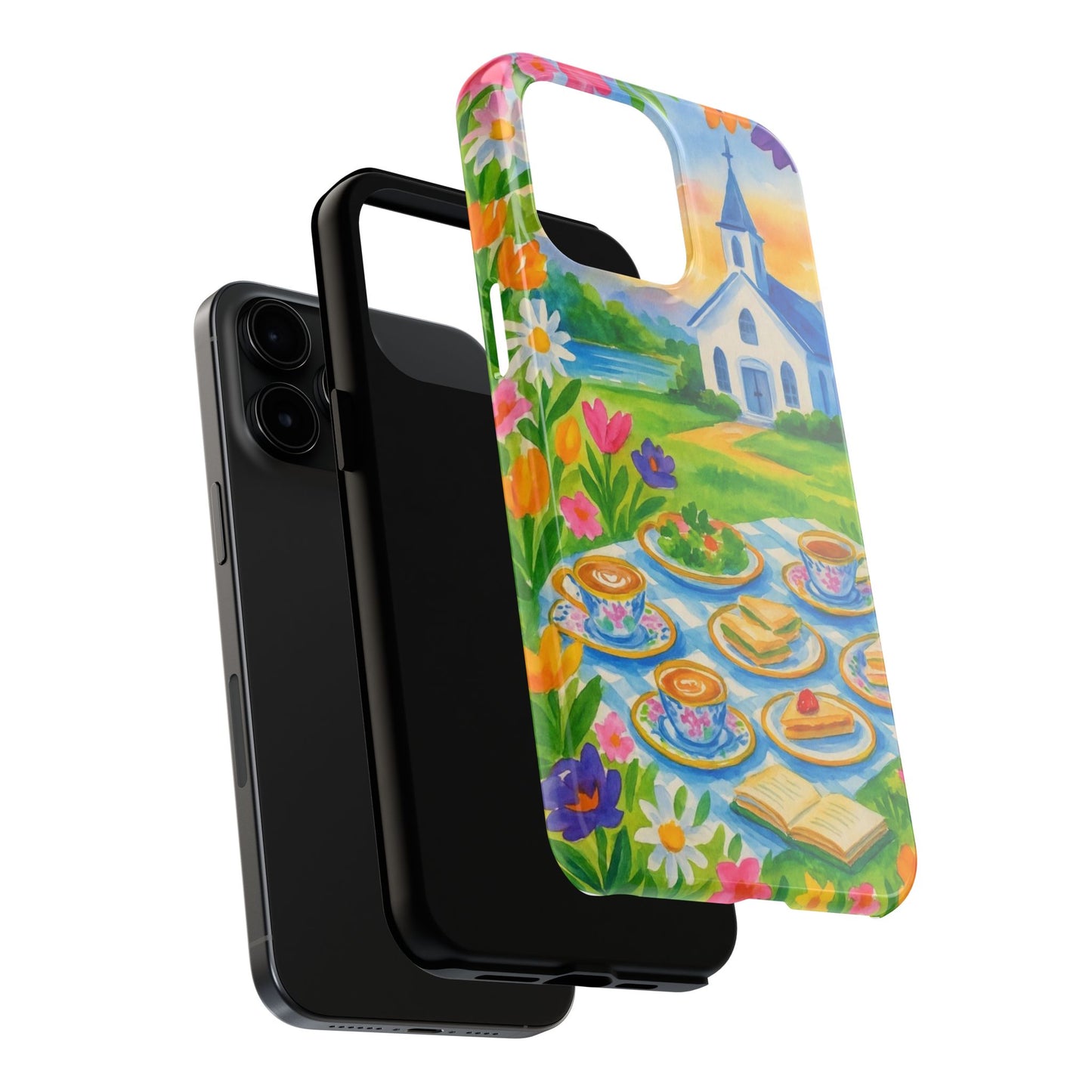 Tough Phone Cases - Church Girl Sketch