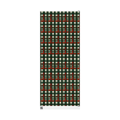 Christmas Gift Wrapping Paper, Holiday Wrapping Supplies, Festive Plaid Gift Wrap, Christmas Decor, Seasonal Paper Rolls