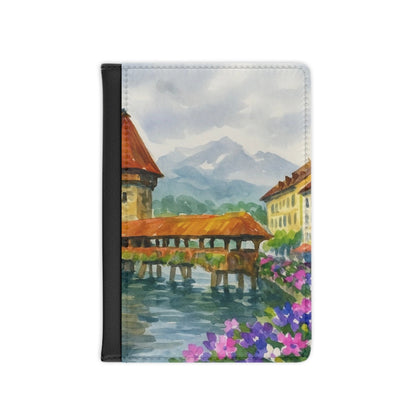 Artistic Passport Cover for Travelers, Unique Travel Accessory, Floral Design, Vacation Gift, Custom Passport Holder