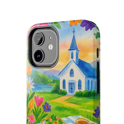 Tough Phone Cases - Church Girl Sketch