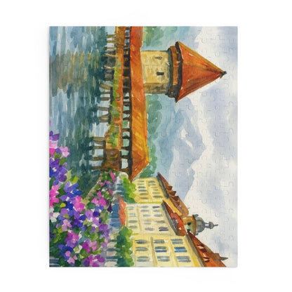 Scenic Puzzle: Lucerne's Charm - 120, 252, 500-Piece Fine Art Jigsaw