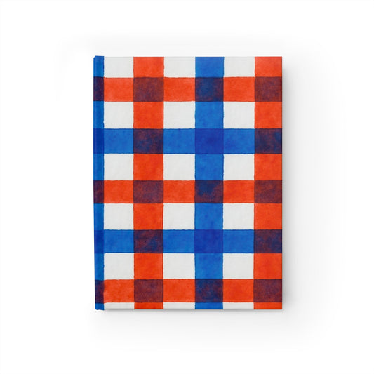 Vibrant Checkered Pattern Journal - Colorful Writing Notebook