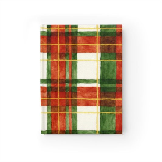 Festive Plaid Journal for Holiday Reflections