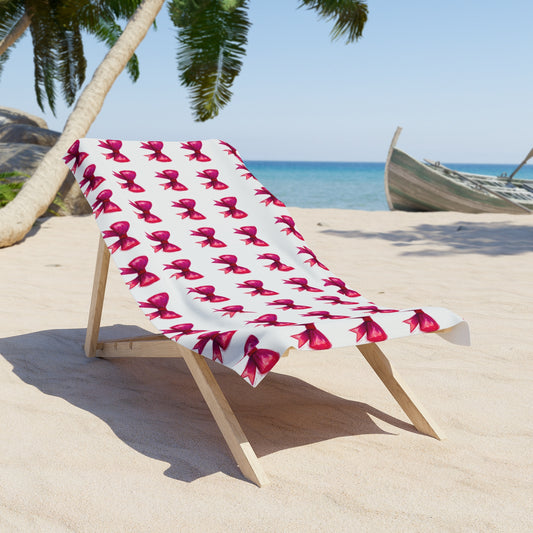 Chic Bow Pattern Beach Towel | Summer Pool Essential, Gift for Beach Lovers, Cute Towel for Kids, Stylish Poolside Accessory, Beach [...]