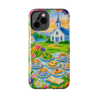 Tough Phone Cases - Church Girl Sketch