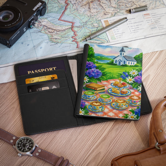 Charming Passport Cover for Travel Lovers, Floral Travel Wallet, Ideal Gift for Travelers, Vintage Themed Travel Accessories, Vacation [...]