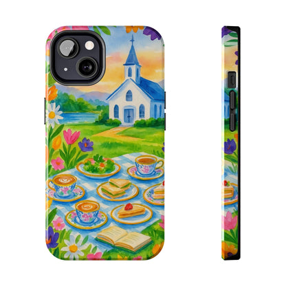 Tough Phone Cases - Church Girl Sketch