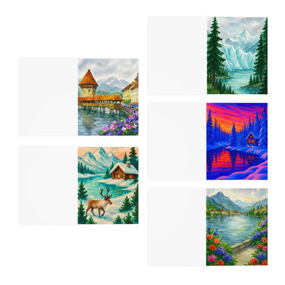 Vibrant Multi-Design Greeting Cards for Every Occasion - Perfect for Birthdays, Holidays, Thank You Notes, and More!