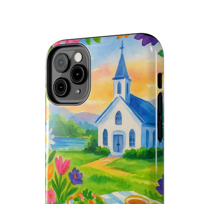 Tough Phone Cases - Church Girl Sketch