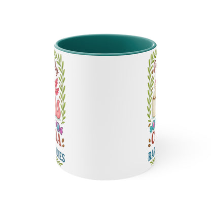 Cute Fantasy Mug: Powered by Cocoa and Rare Candies, Unicorn Gifts, Magical Drinkware, Kawaii Coffee Cup, Unique Housewarming Present