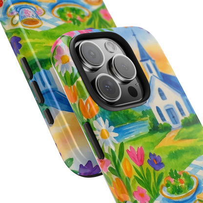 Tough Phone Cases - Church Girl Sketch