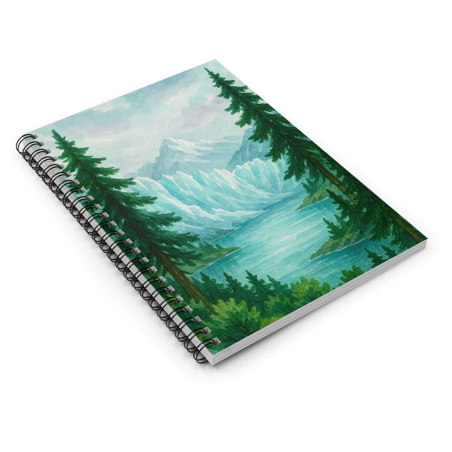 Nature-Inspired Spiral Notebook, Aesthetic Stationery for Journaling, Gift for Nature Lovers, Eco-Friendly, Writing Journal, Mountain [...]