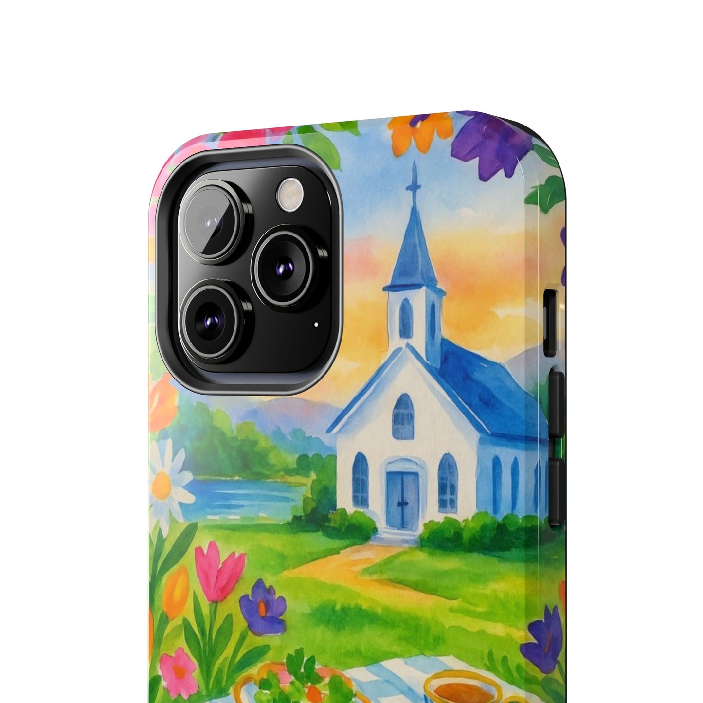 Tough Phone Cases - Church Girl Sketch
