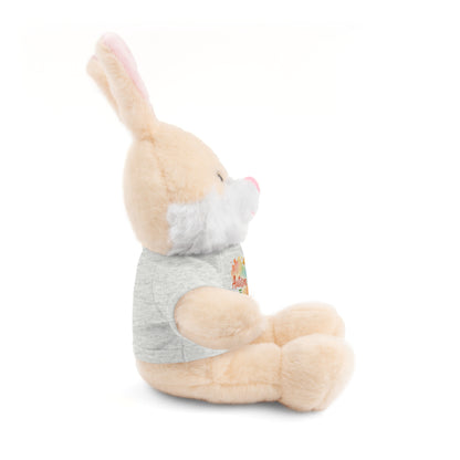 Adorable Autism Awareness Stuffed Animal, Personalized Plush Bunny, Cute Kids' Gift, Sensory Toy, Birthday Present