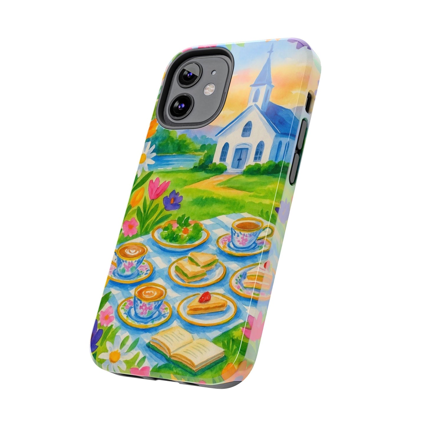 Tough Phone Cases - Church Girl Sketch