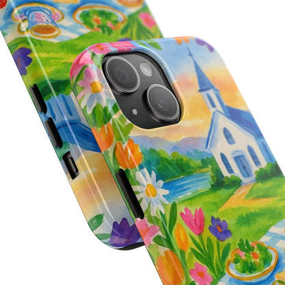 Tough Phone Cases - Church Girl Sketch