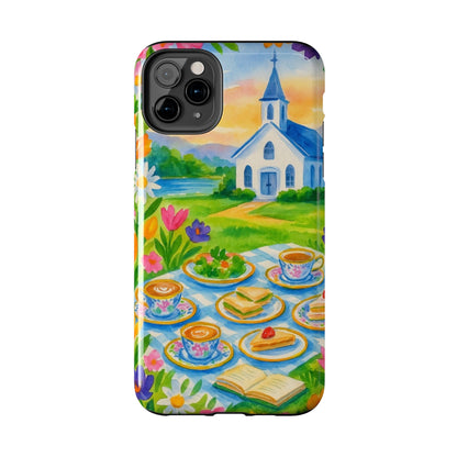 Tough Phone Cases - Church Girl Sketch