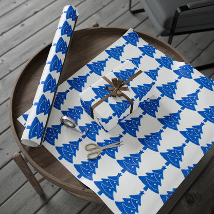 Charming Blue Wrapping Paper for Any Occasion, Gift Wrap, Holiday Decor, Party Supplies, Eco-Friendly Gift Wrap