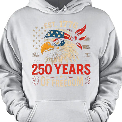 250 Years Of Freedom Shirt | Happy 250th Birthday USA Shirt | America 250th Anniversary Tee | US Flag Vintage Style T-Shirt 682533