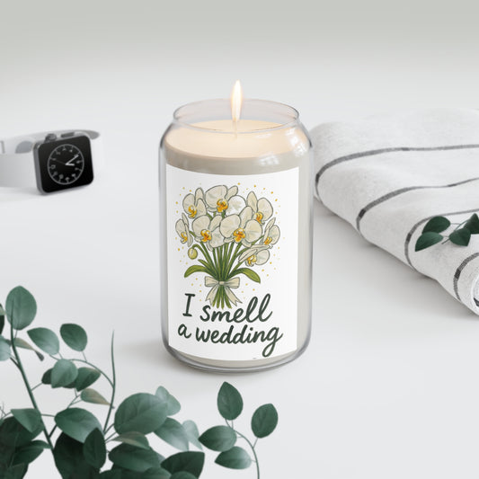 Wedding Scented Soy Candle - I Smell a Wedding, Aromatherapy Gift, Bridal Shower, Wedding Favors, Home Decor